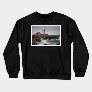 Portland Head Light @ Christmas Crewneck Sweatshirt